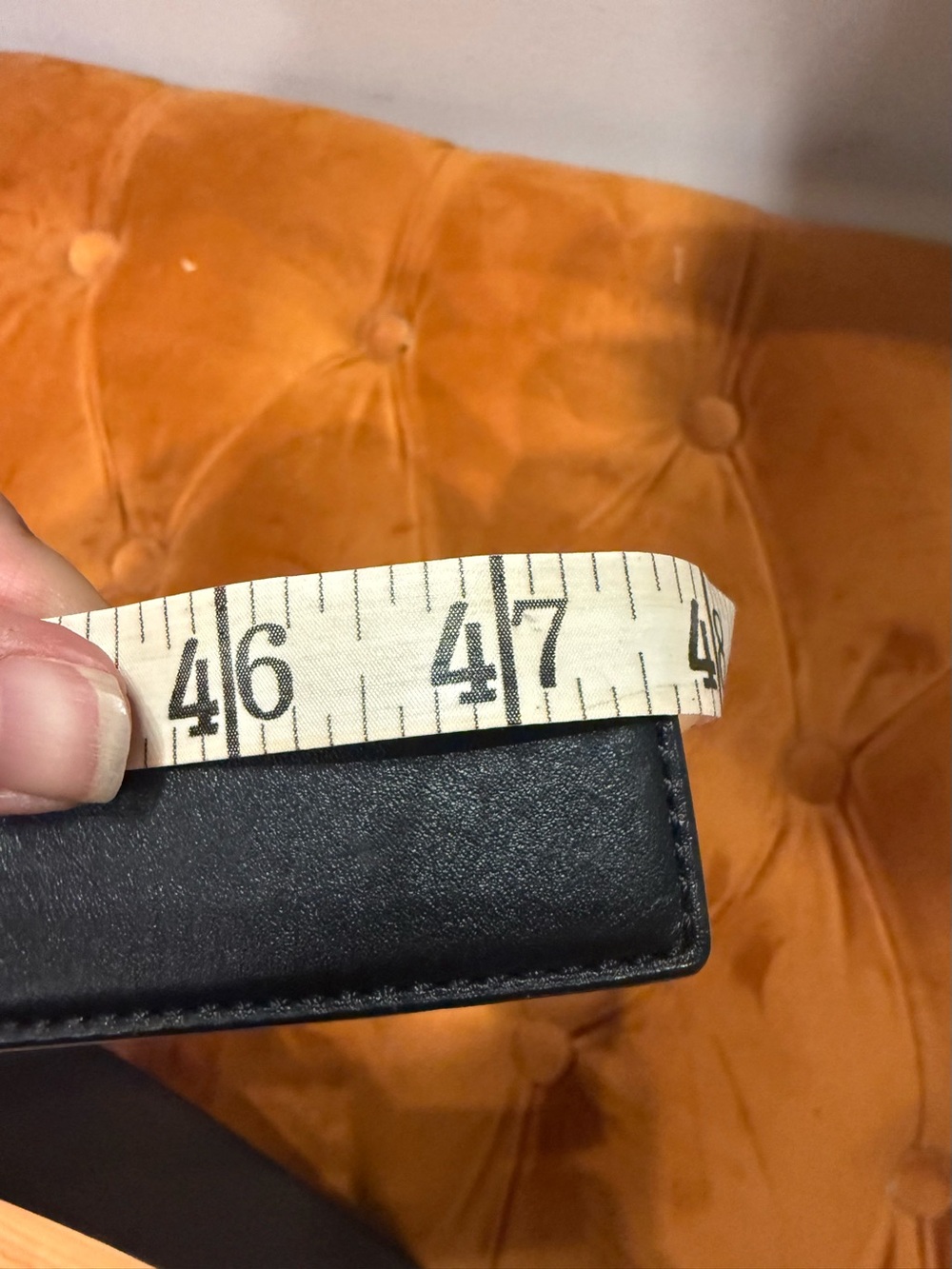 Coach Black Leather Belt with Gold Oval Buckle - Picture 6 of 6